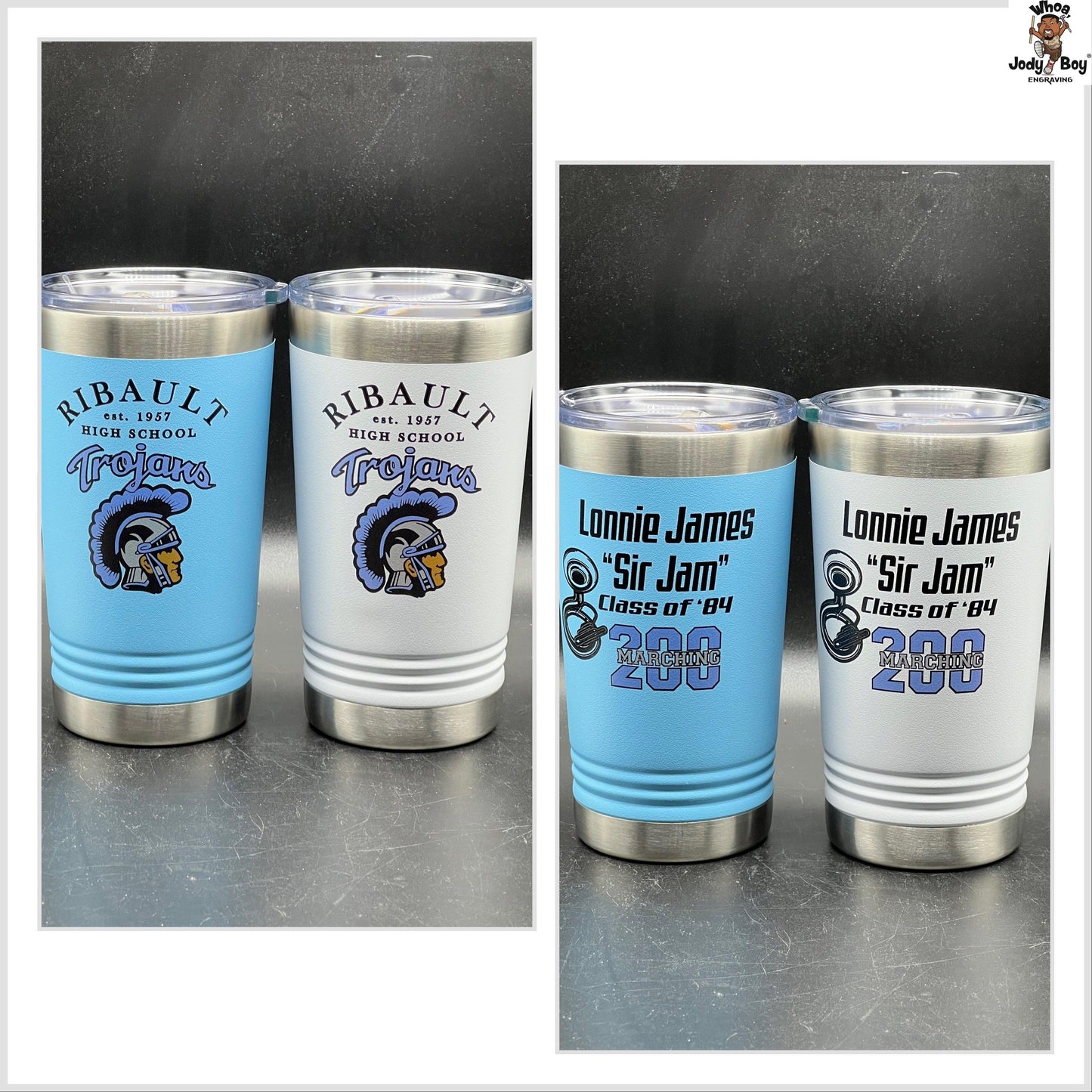 Ribault High School 16oz Pint - Whoa, Jody Boy!