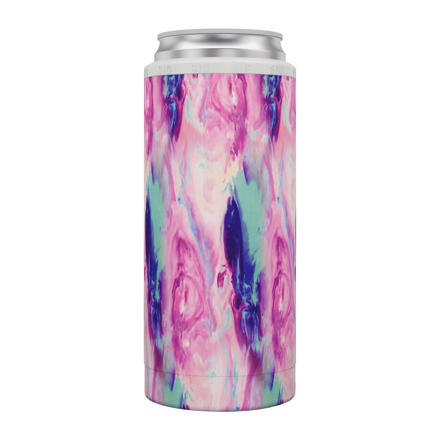 12oz Cotton Candy SIC Slim Can Cooler - Whoa, Jody Boy!