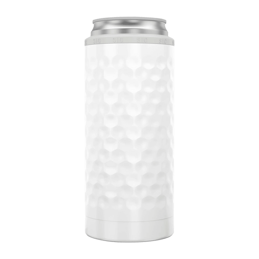 12oz Dimpled Golf SIC Slim Can Cooler - Whoa, Jody Boy!