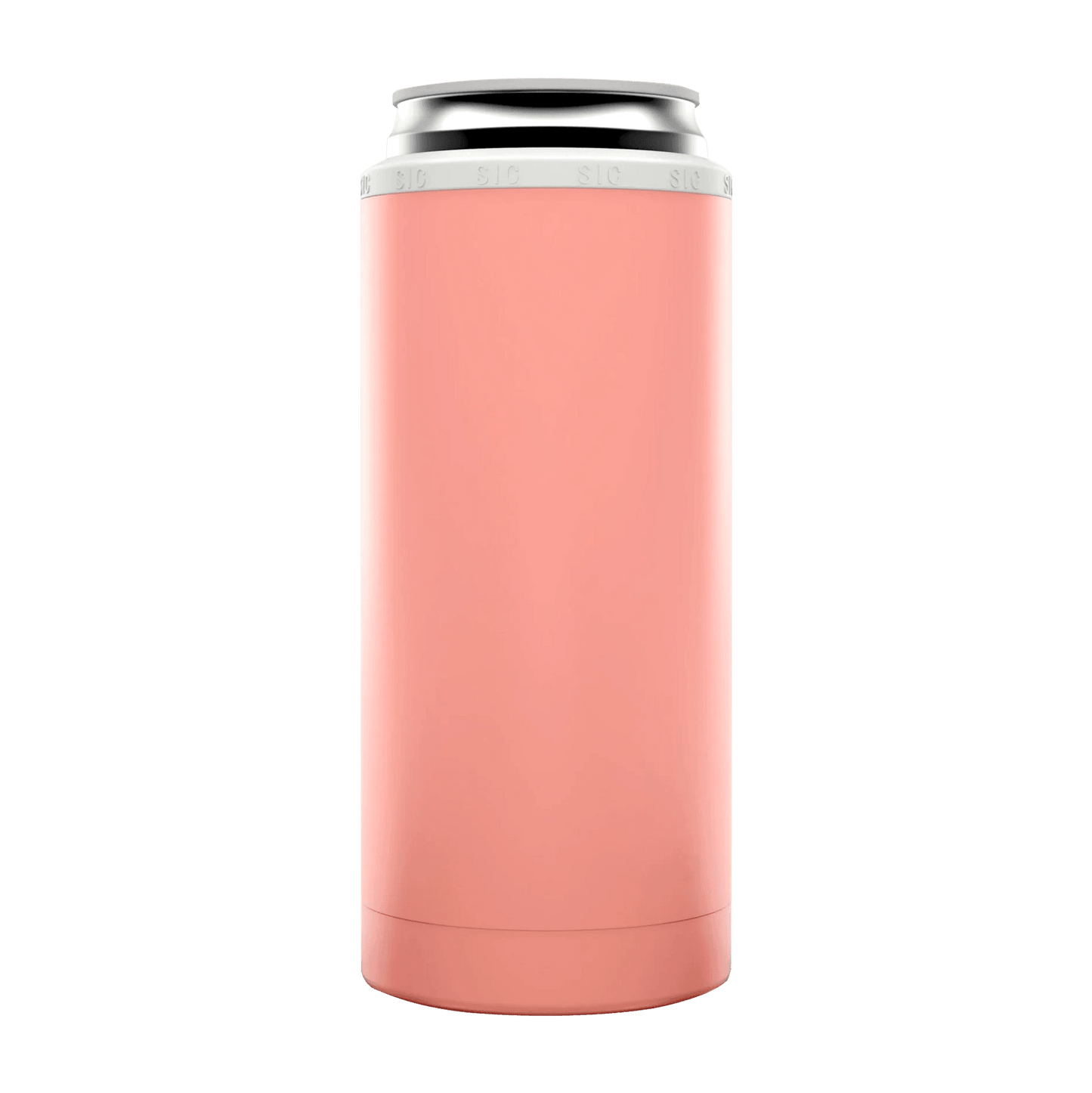 12oz Matte Coral SIC Slim Can Cooler - Whoa, Jody Boy!