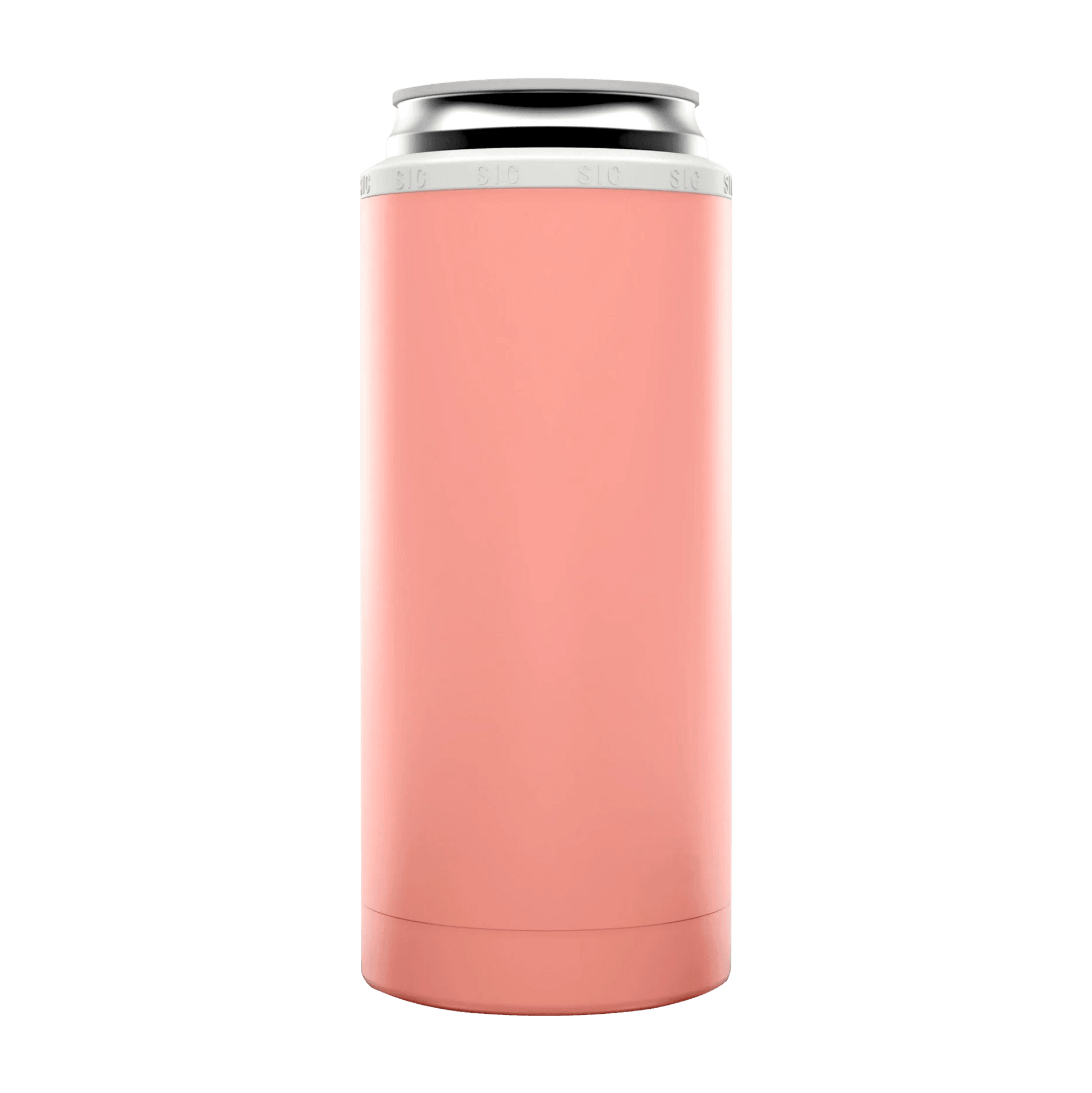 12oz Matte Coral SIC Slim Can Cooler - Whoa, Jody Boy!