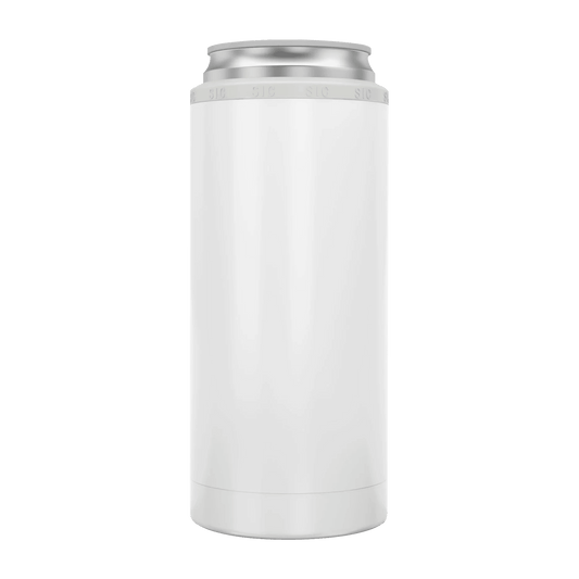 12oz Ice White SIC Slim Can Cooler - Whoa, Jody Boy!