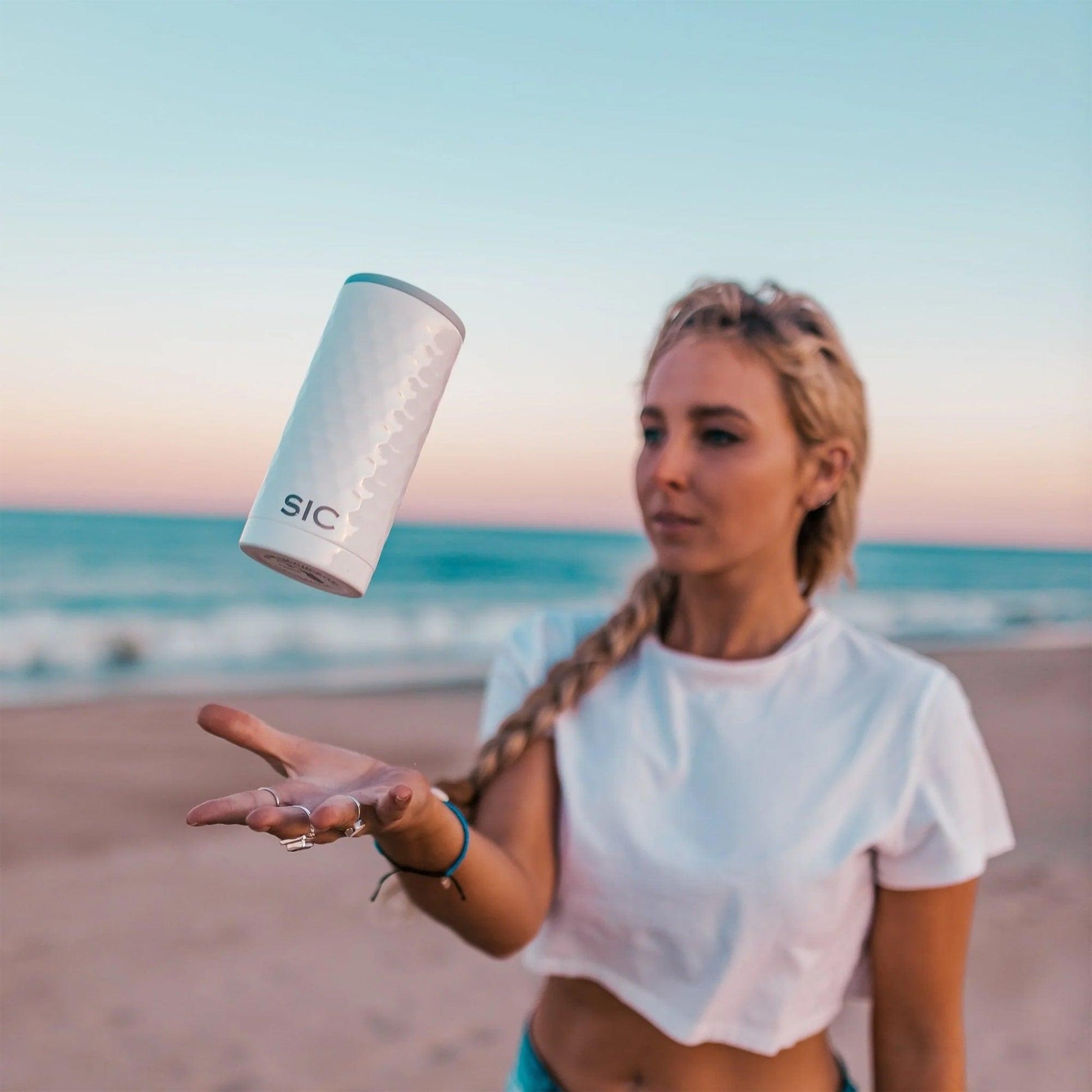 12oz Dimpled Golf SIC Slim Can Cooler - Whoa, Jody Boy!