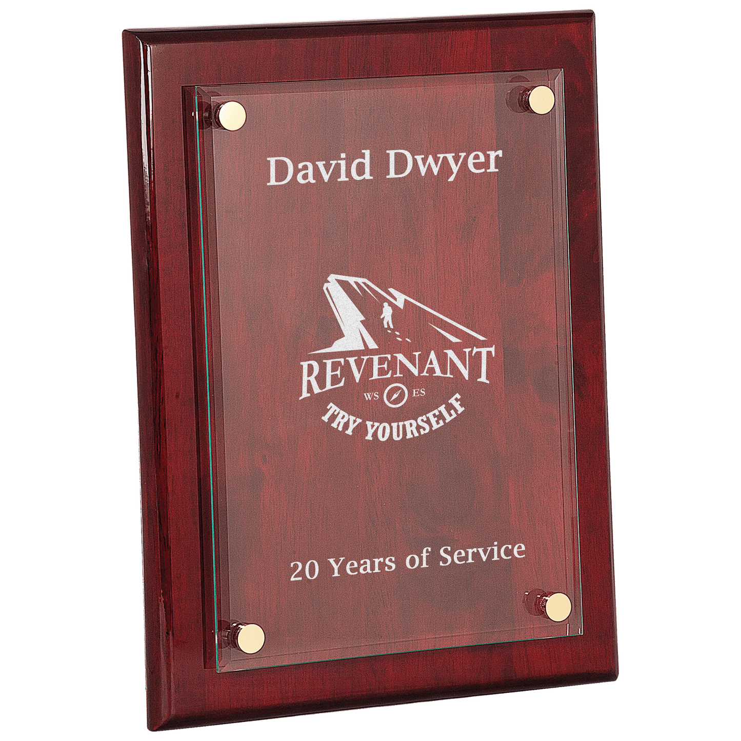 Kapsi Floating Glass Plaque - 9x12" - Whoa, Jody Boy!