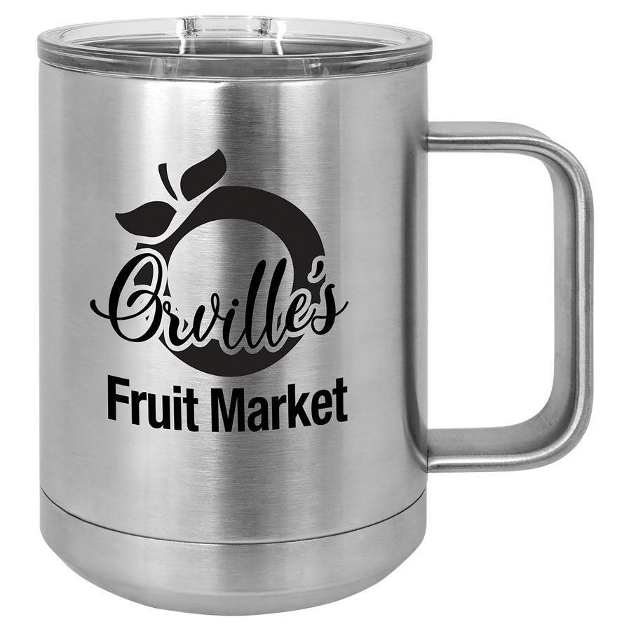 H3 15 oz. Coffee Mug Insulated  with Slider Lid (Personalized Engraving) - Whoa, Jody Boy!