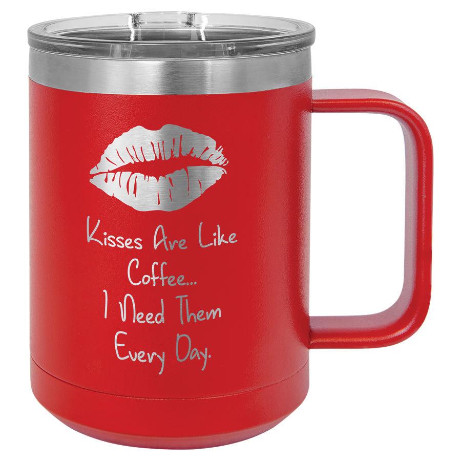 H3 15 oz. Coffee Mug Insulated  with Slider Lid (Personalized Engraving) - Whoa, Jody Boy!