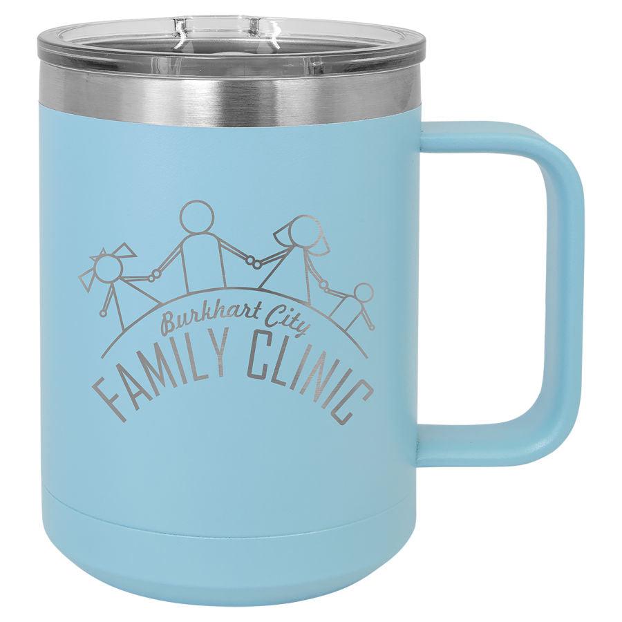 H3 15 oz. Coffee Mug Insulated  with Slider Lid (Personalized Engraving) - Whoa, Jody Boy!