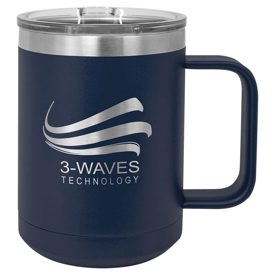 H3 15 oz. Coffee Mug Insulated  with Slider Lid (Personalized Engraving) - Whoa, Jody Boy!