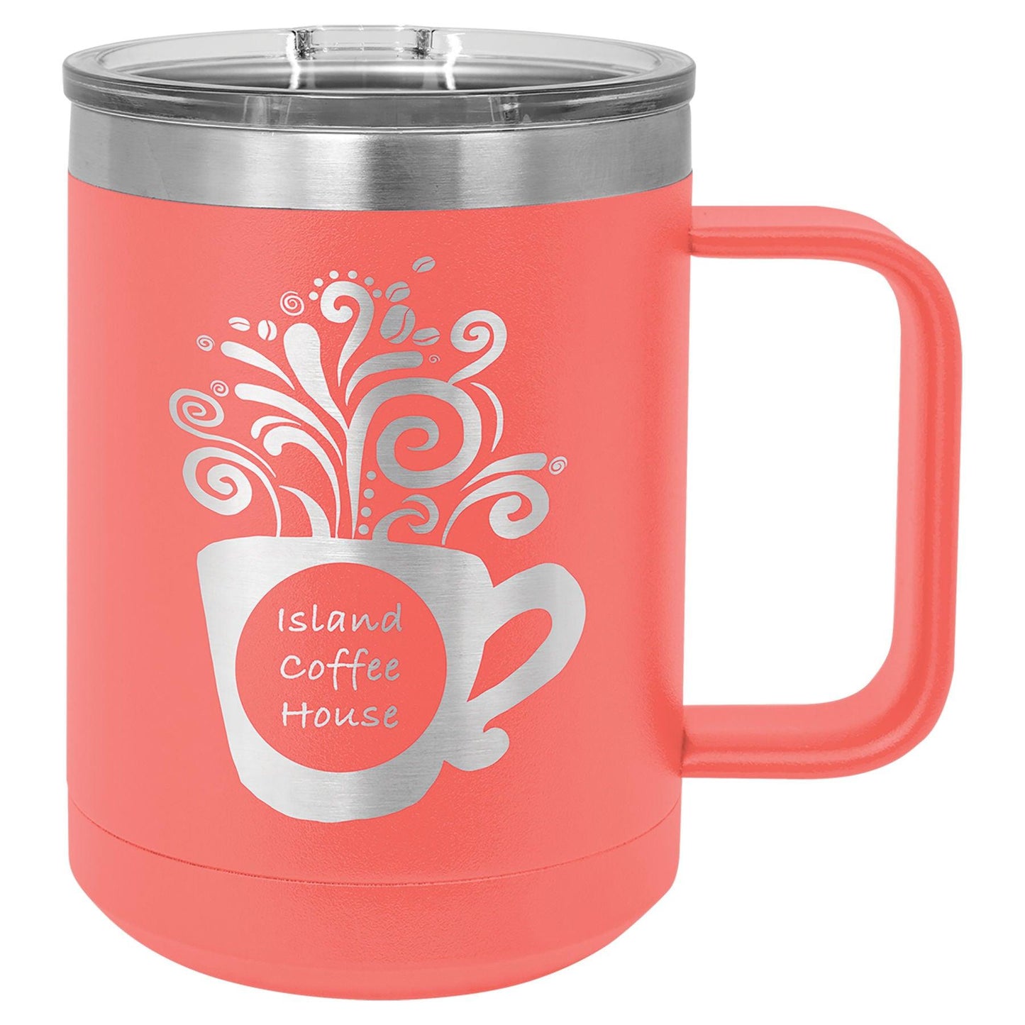 H3 15 oz. Coffee Mug Insulated  with Slider Lid (Personalized Engraving) - Whoa, Jody Boy!