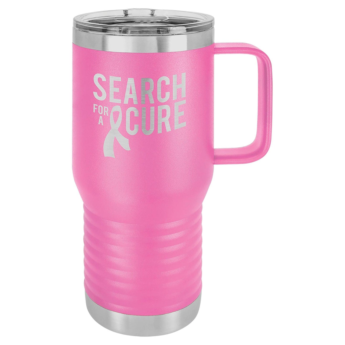 H3 20 oz. Polar Camel Insulated Traveler Coffee Mug with Handle and Slider Lid (Personalized Engraving) - Whoa, Jody Boy!