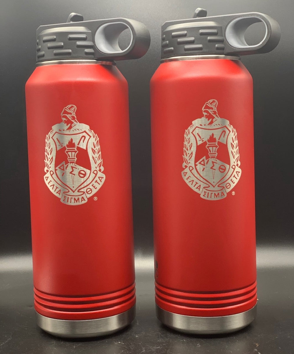32oz Laser Engraved Insulated Water Bottle Gryffindor 