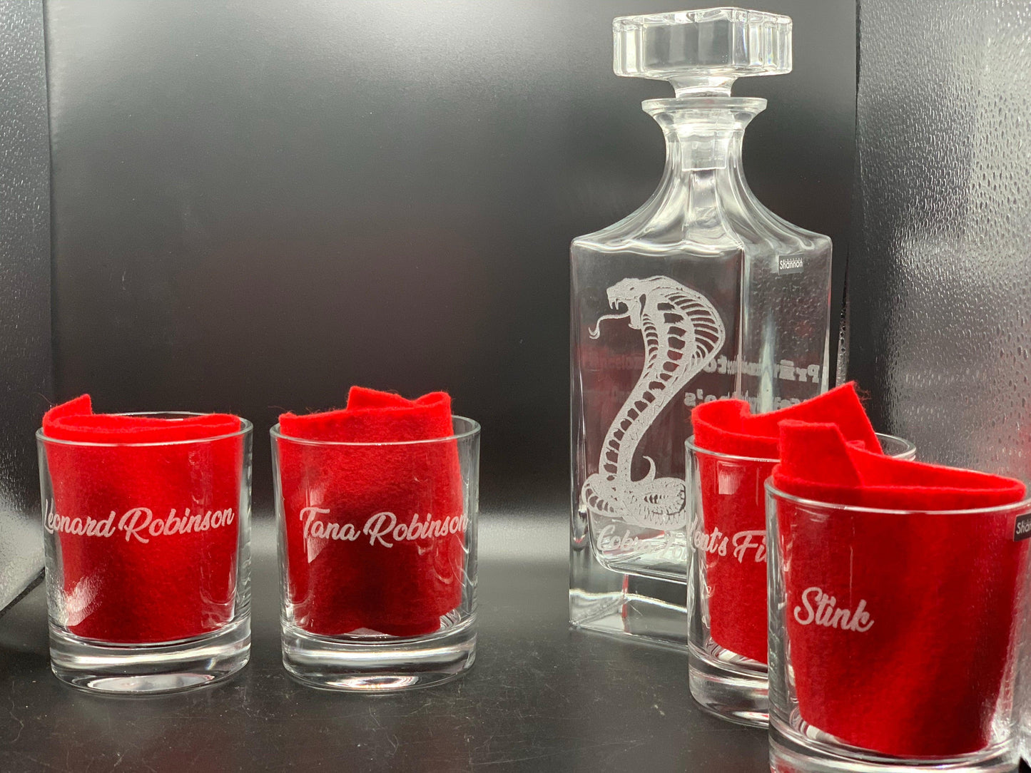 Kappa Alpha Psi Decanter Set - Whoa, Jody Boy!