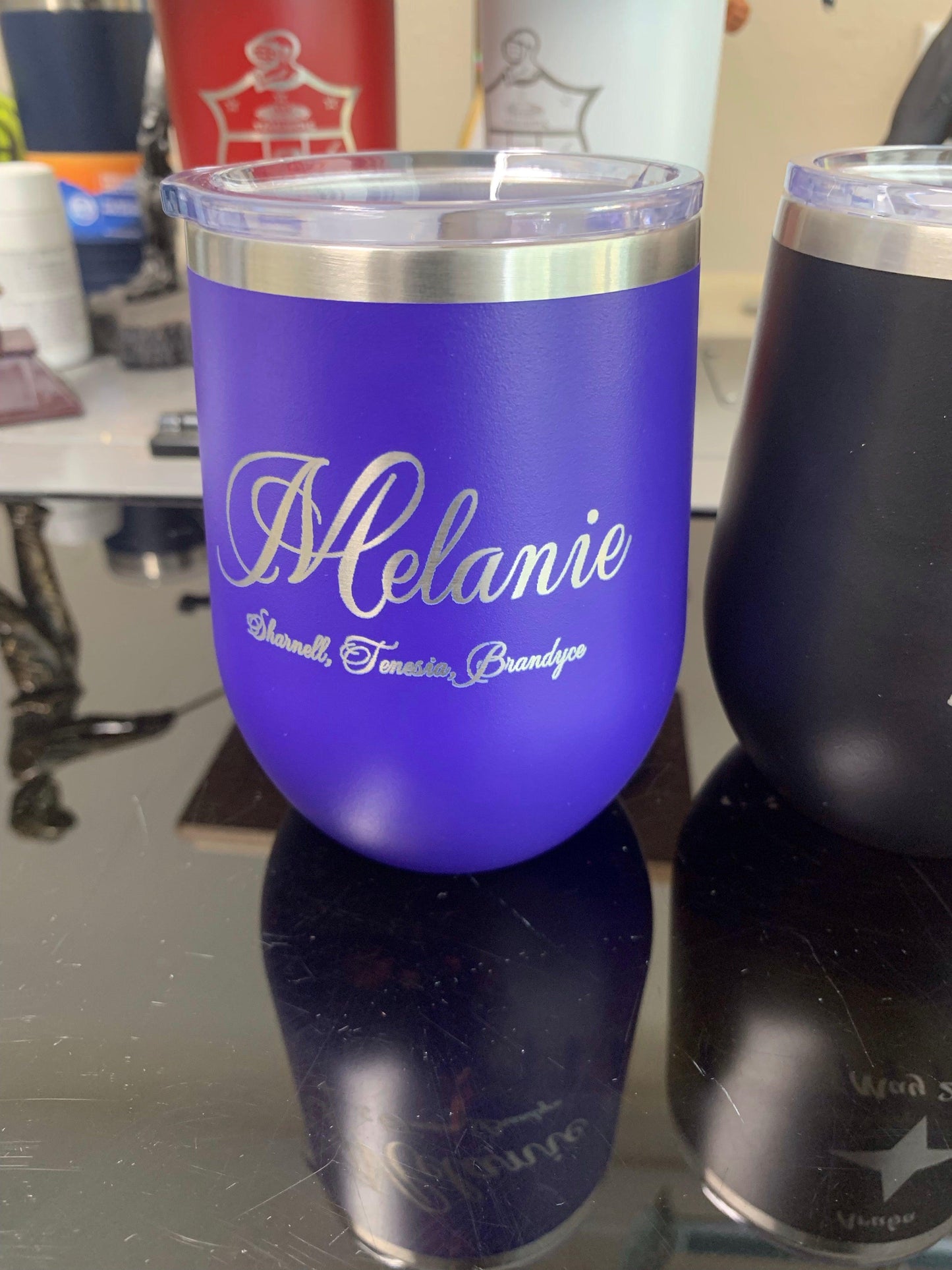 Masonic Designs 12 oz. Polar Camel Stemless Tumblers (Personalized Engraving) - Whoa, Jody Boy!