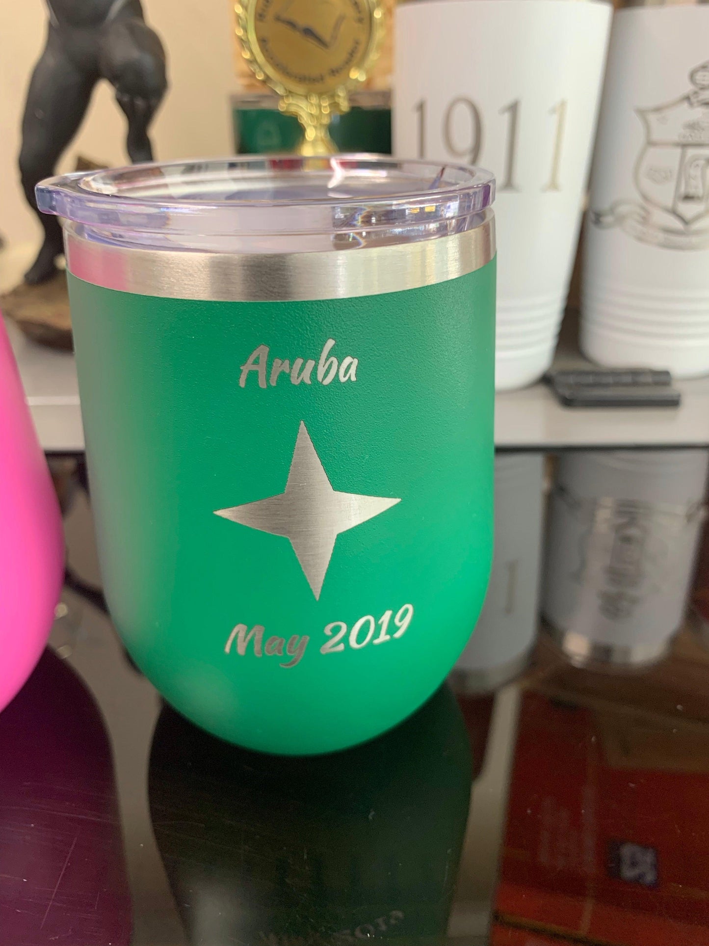 Masonic Designs 12 oz. Polar Camel Stemless Tumblers (Personalized Engraving) - Whoa, Jody Boy!