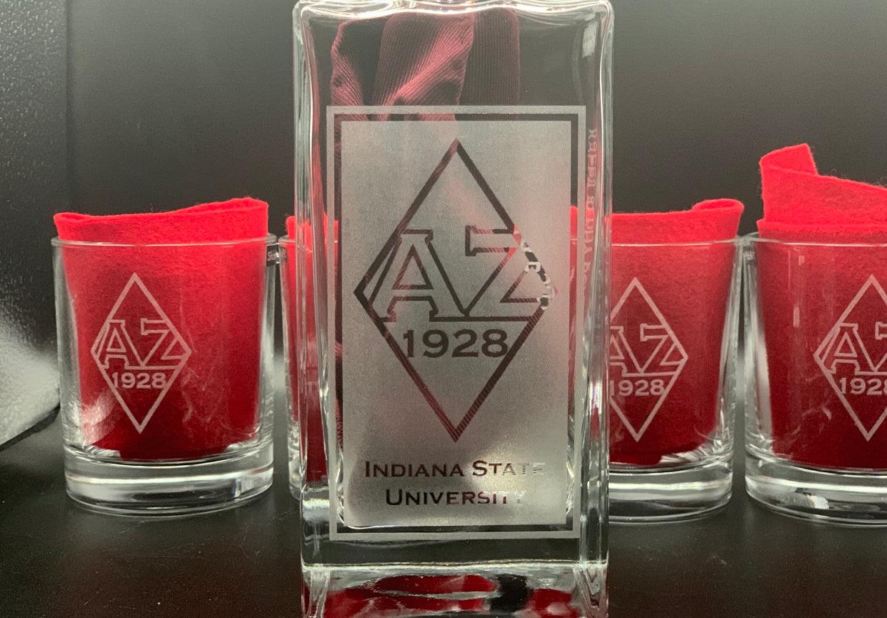 Kappa Alpha Psi Decanter Set - Whoa, Jody Boy!
