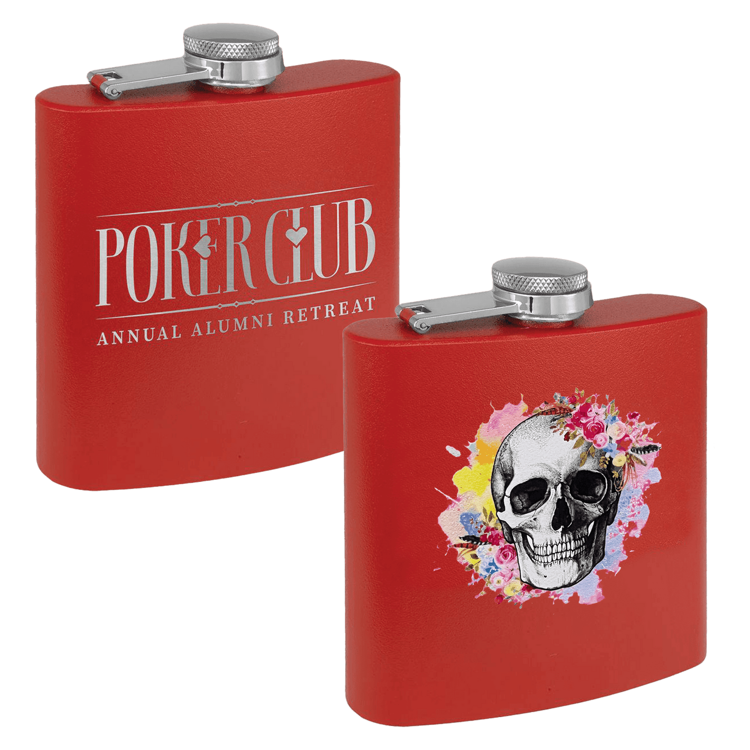 Custom Powder Coated Flask 6oz - Whoa, Jody Boy!