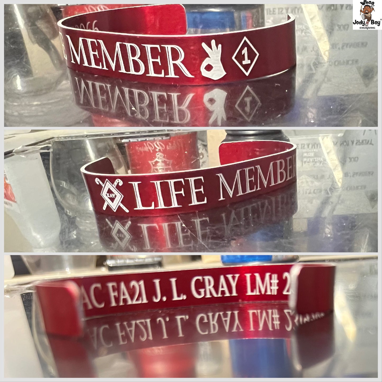 Kappa Alpha Psi ΚΑΨ Customized Metal Bracelet