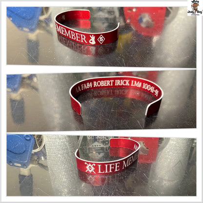 Kappa Alpha Psi ΚΑΨ Customized Metal Bracelet