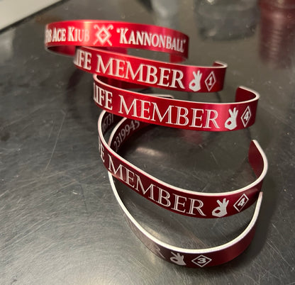 Kappa Alpha Psi ΚΑΨ Customized Metal Bracelet