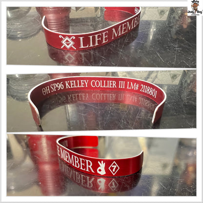 Kappa Alpha Psi ΚΑΨ Customized Metal Bracelet