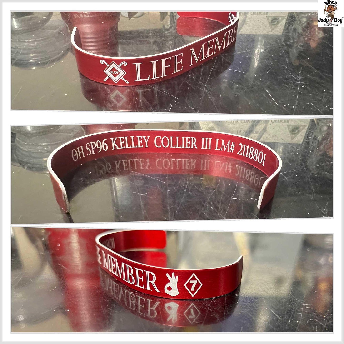 Kappa Alpha Psi | Metal Bracelet - Whoa, Jody Boy!