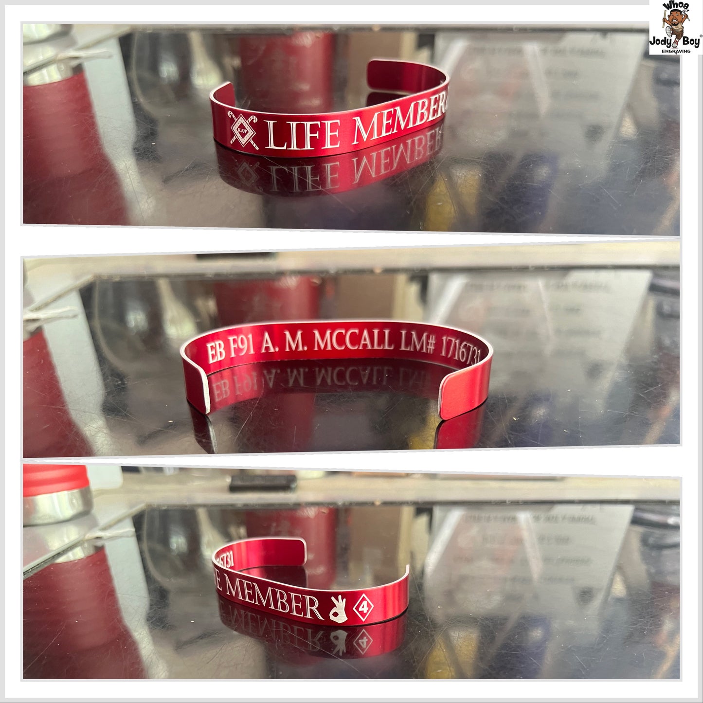 Kappa Alpha Psi ΚΑΨ Customized Metal Bracelet