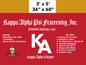 FELT BANNER Kappa Alpha Psi - Whoa, Jody Boy!