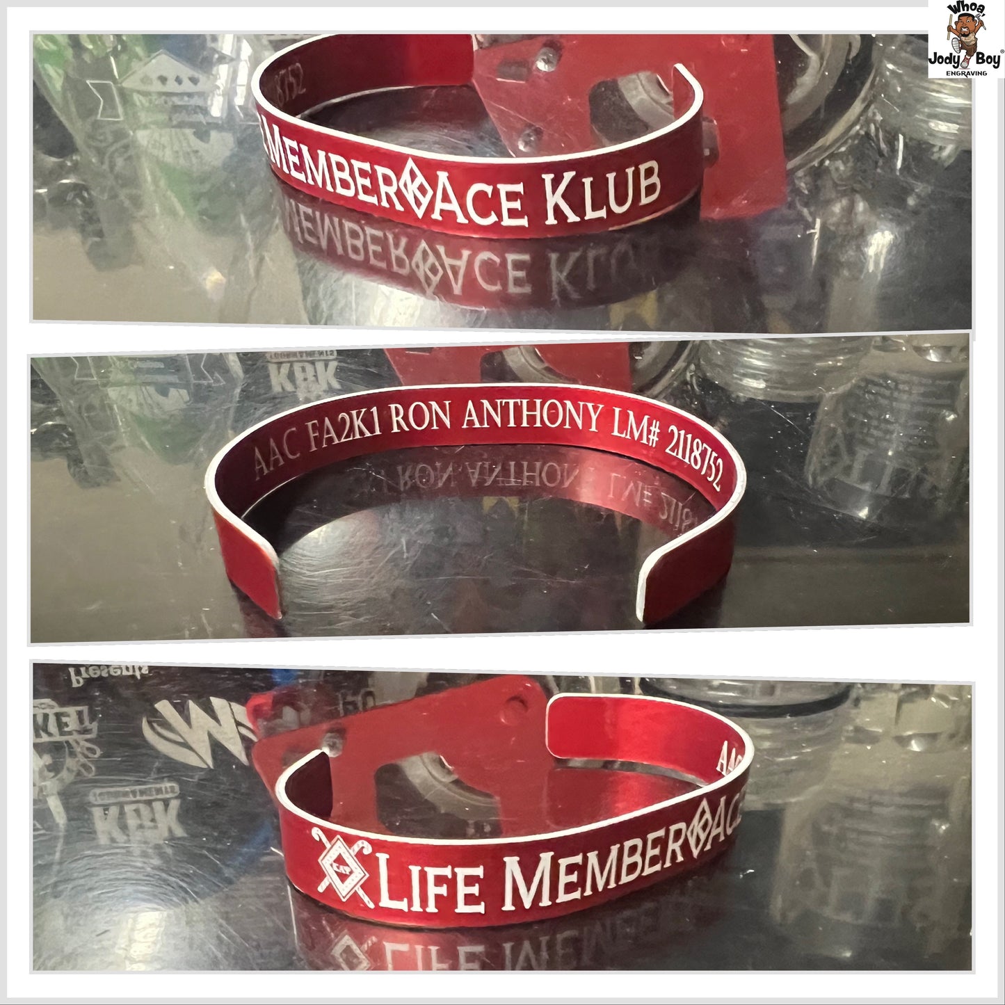 Kappa Alpha Psi ΚΑΨ Customized Metal Bracelet