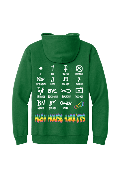 H3 Hash Full-Zip Hoodies