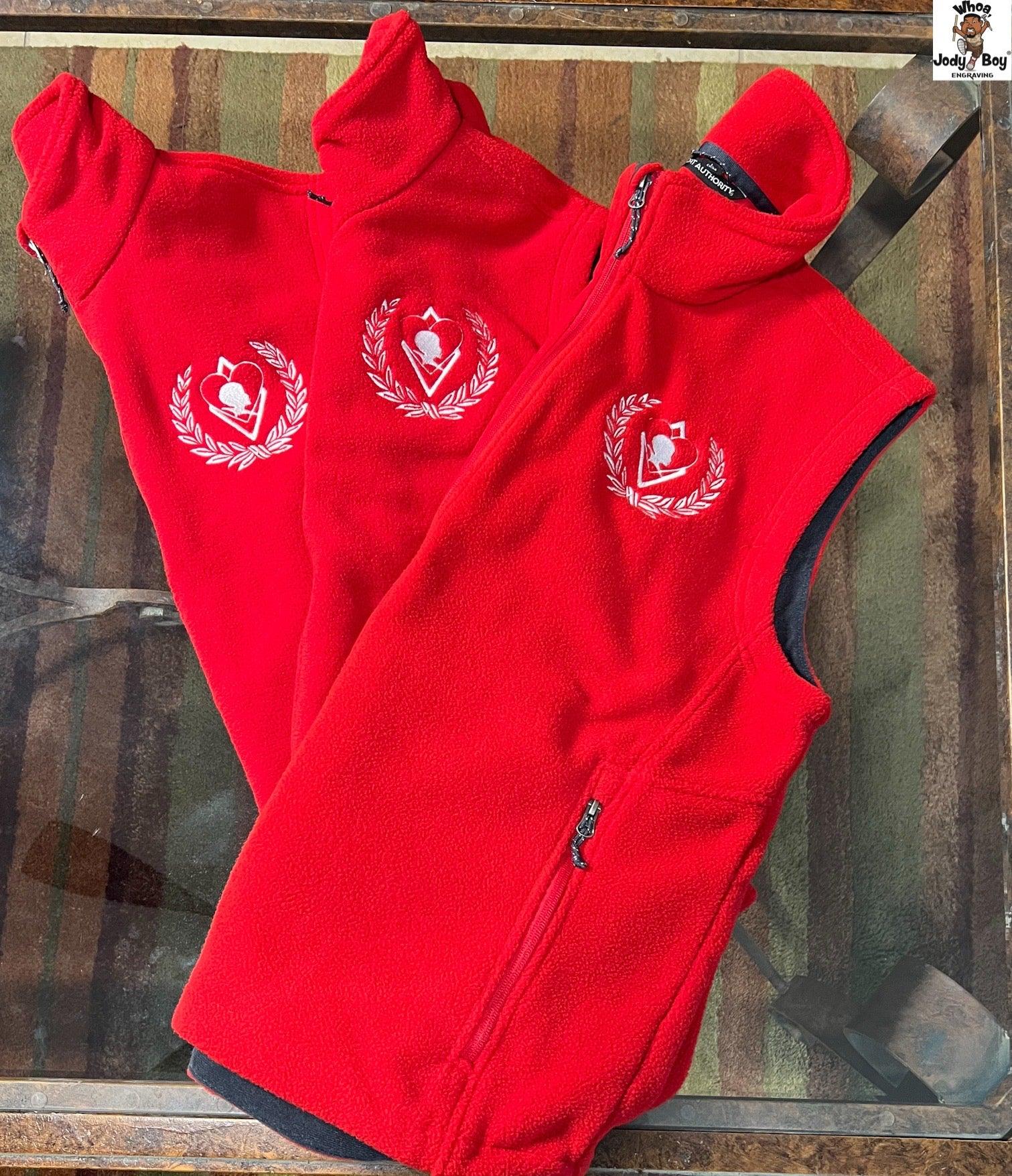 Port Authority ® Custom Embroidered Fleece Vest KAPsi - Whoa, Jody Boy!