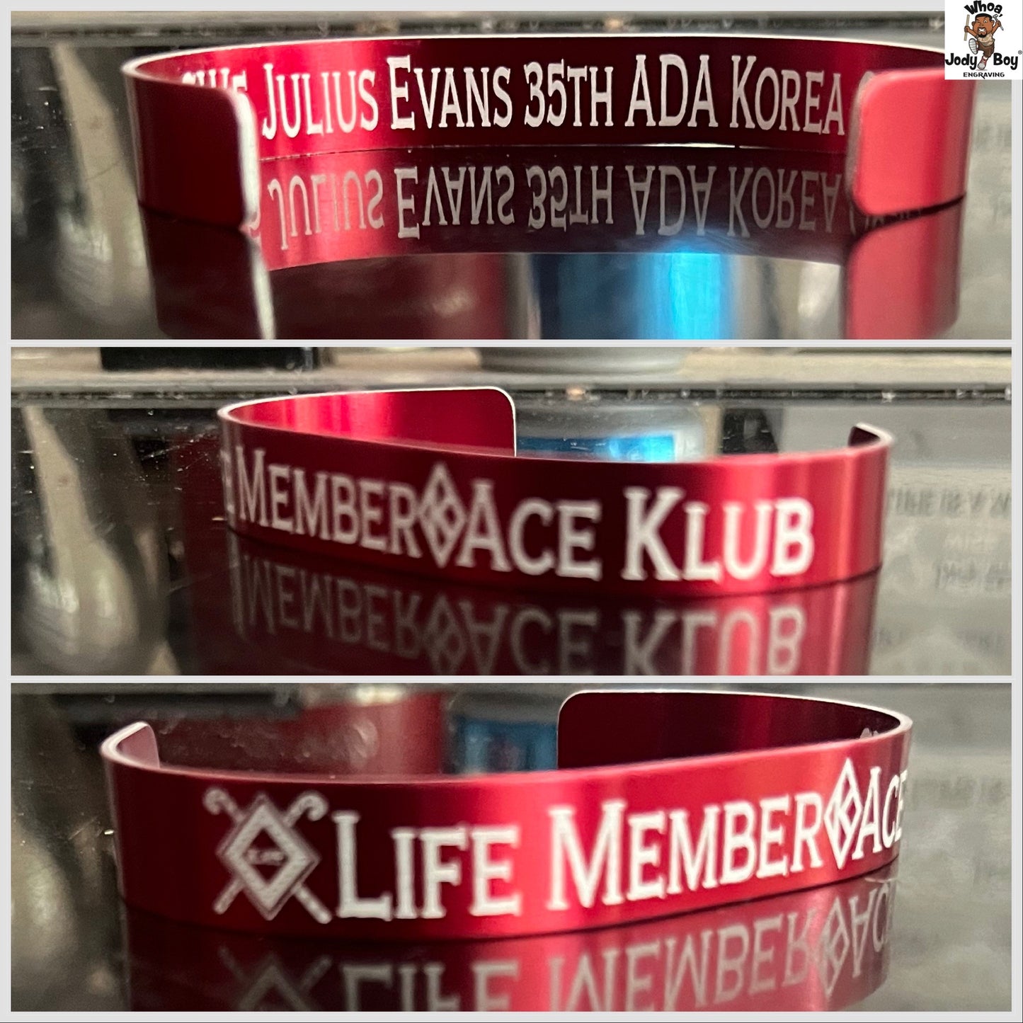 Kappa Alpha Psi ΚΑΨ Customized Metal Bracelet