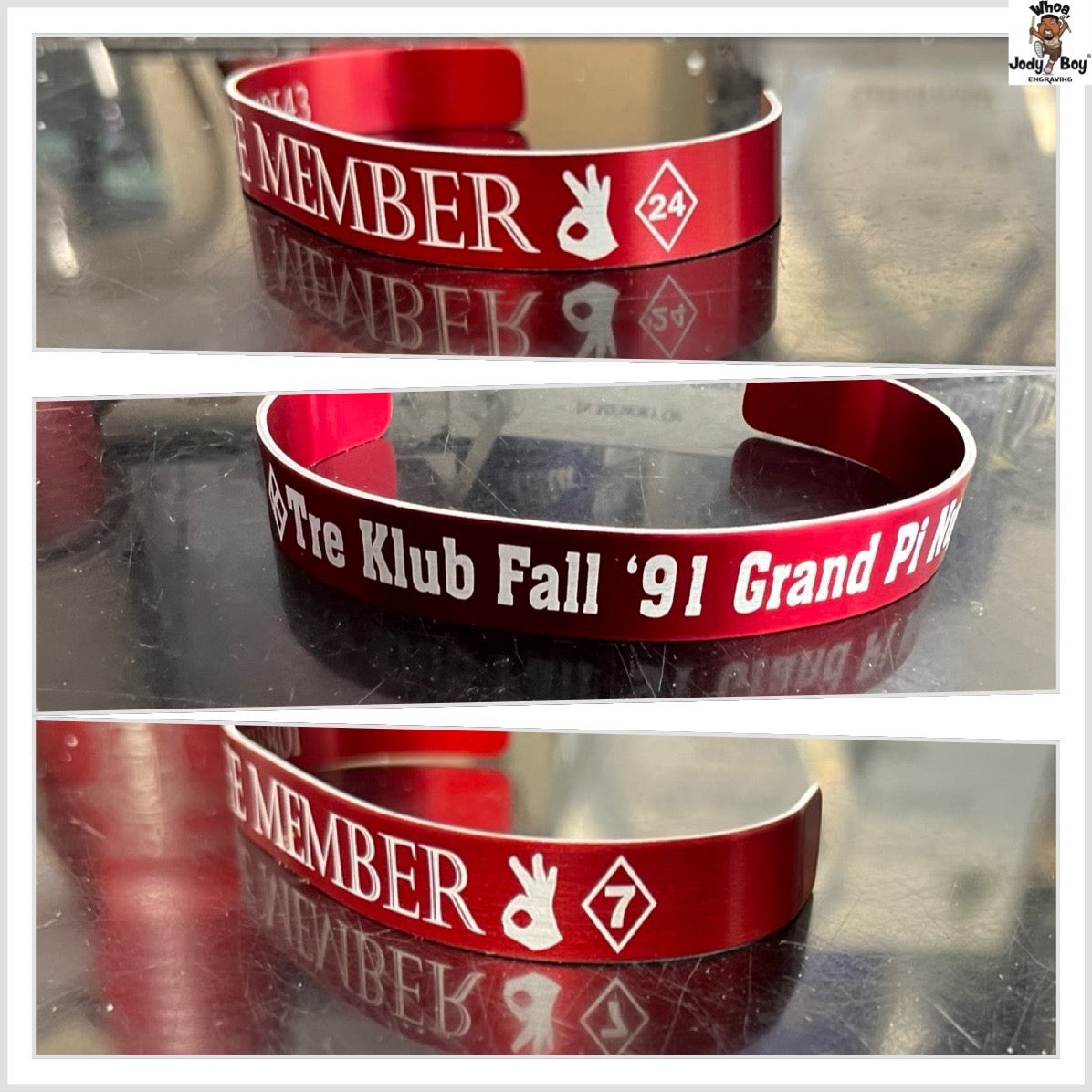 Kappa Alpha Psi | Metal Bracelet - Whoa, Jody Boy!