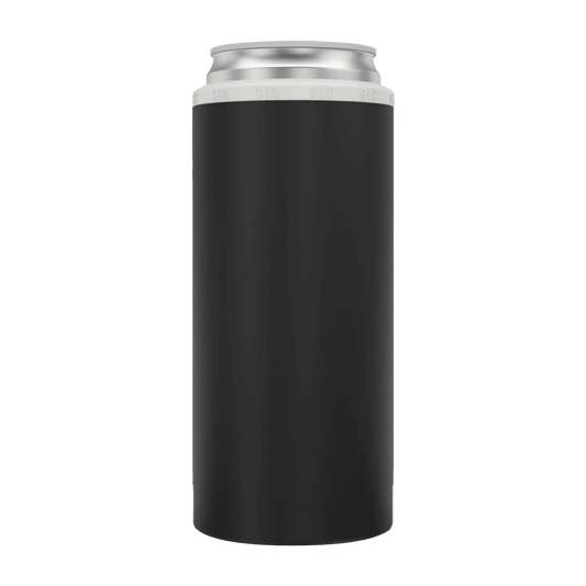 12oz Matte Tuff Black SIC Slim Can Cooler - Whoa, Jody Boy!