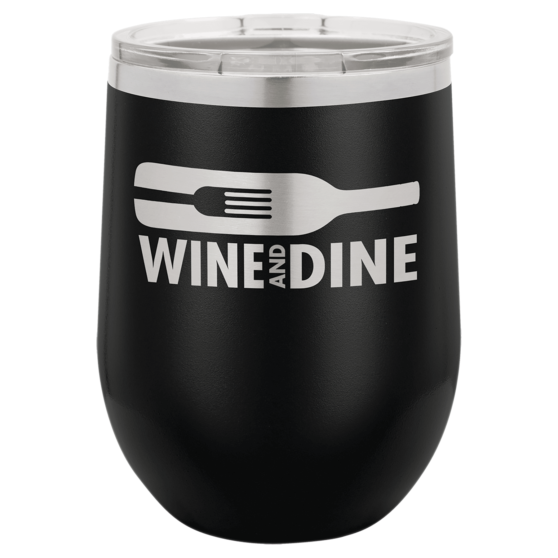 12oz Black Stemless Wine Chiller - Whoa, Jody Boy!