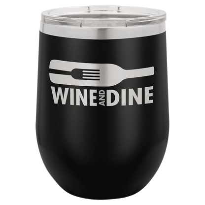 12oz Black Stemless Wine Chiller - Whoa, Jody Boy!