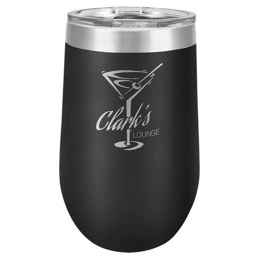 16oz Black Stemless Wine Chiller - Whoa, Jody Boy!