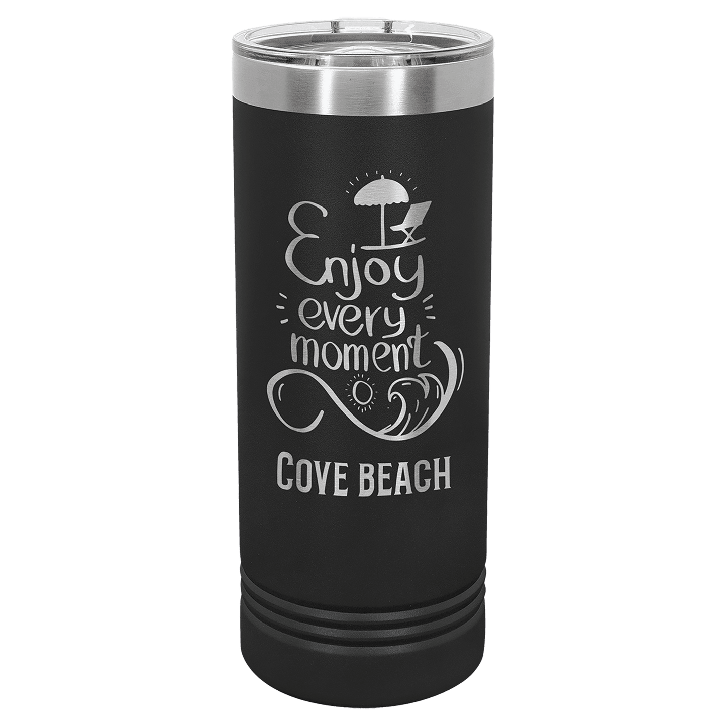 22oz Black Skinny Tumbler - Whoa, Jody Boy!