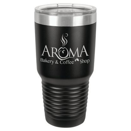 30oz Black & Silver Tumbler - Whoa, Jody Boy!