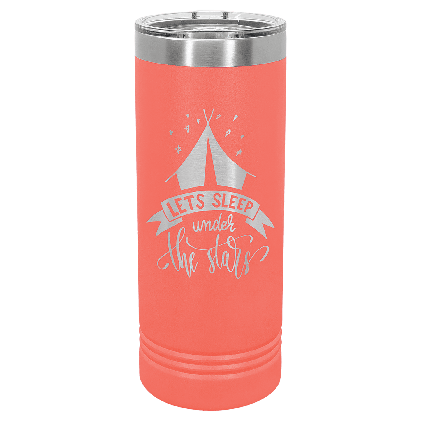 22oz Coral Skinny Tumbler - Whoa, Jody Boy!