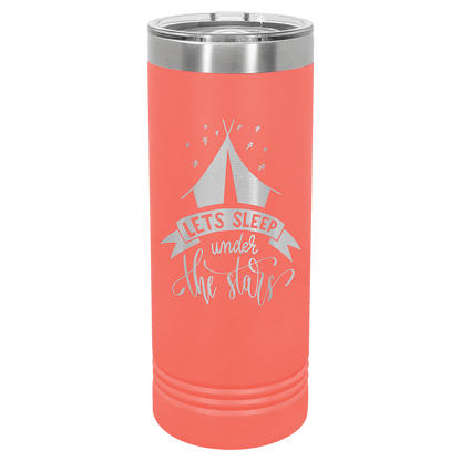 22oz Coral Skinny Tumbler - Whoa, Jody Boy!