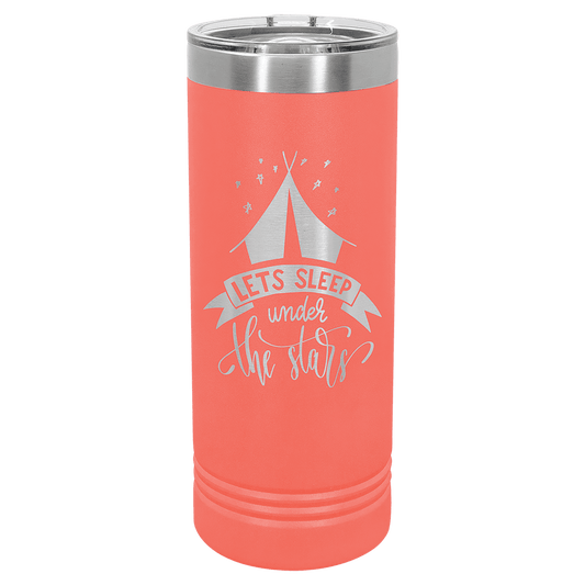 22oz Coral Skinny Tumbler - Whoa, Jody Boy!