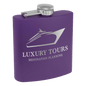 6oz Purple Powder-Coated Steel Flask - Whoa, Jody Boy!