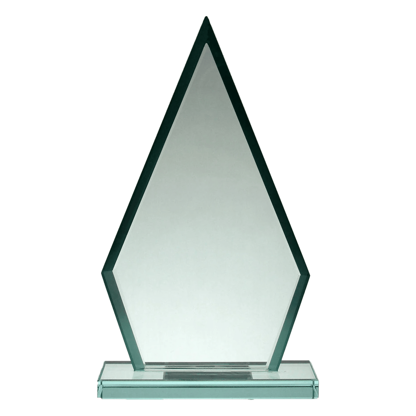 Triangle Jade Glass Award 7 1/2" - Whoa, Jody Boy!
