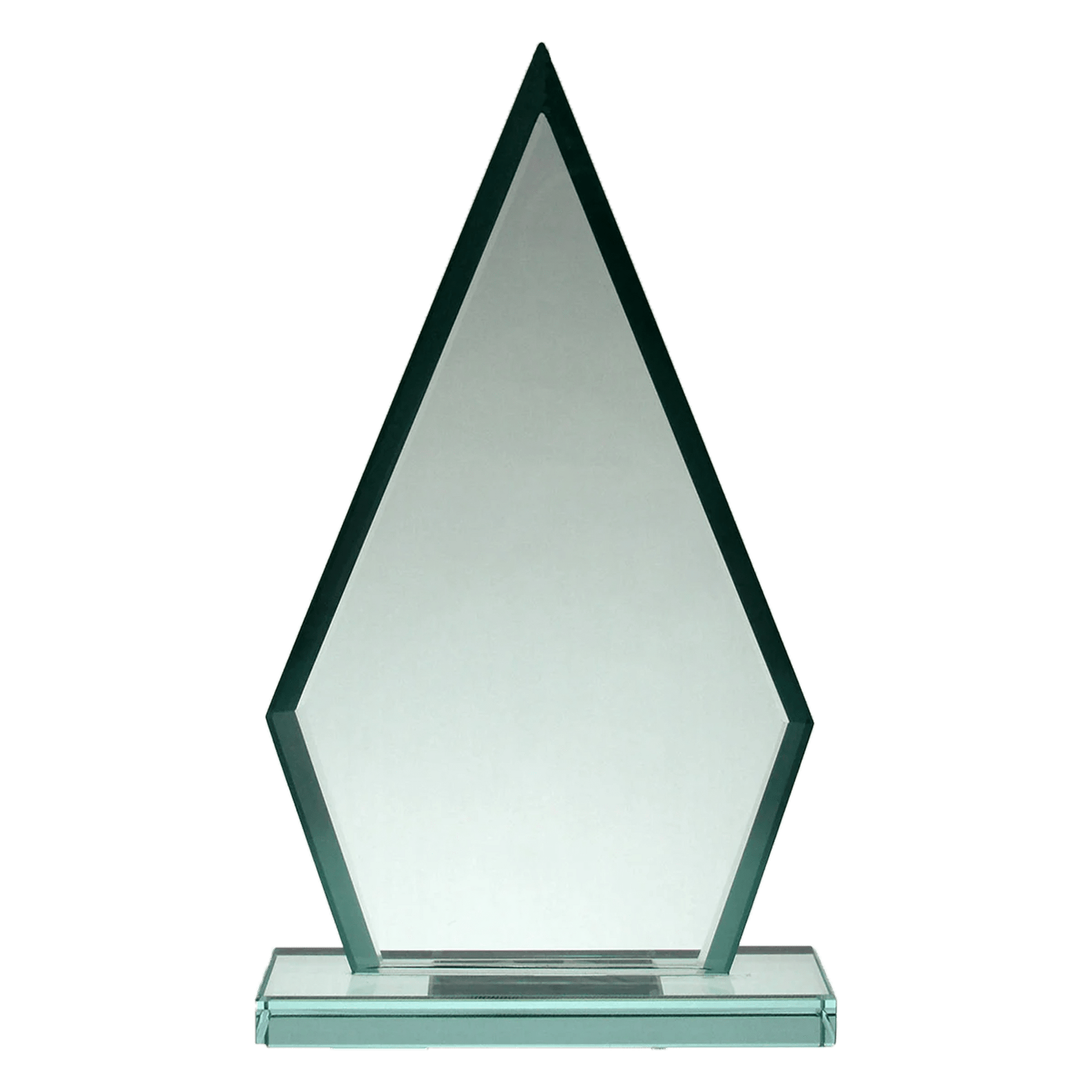 Triangle Jade Glass Award 7 1/2" - Whoa, Jody Boy!