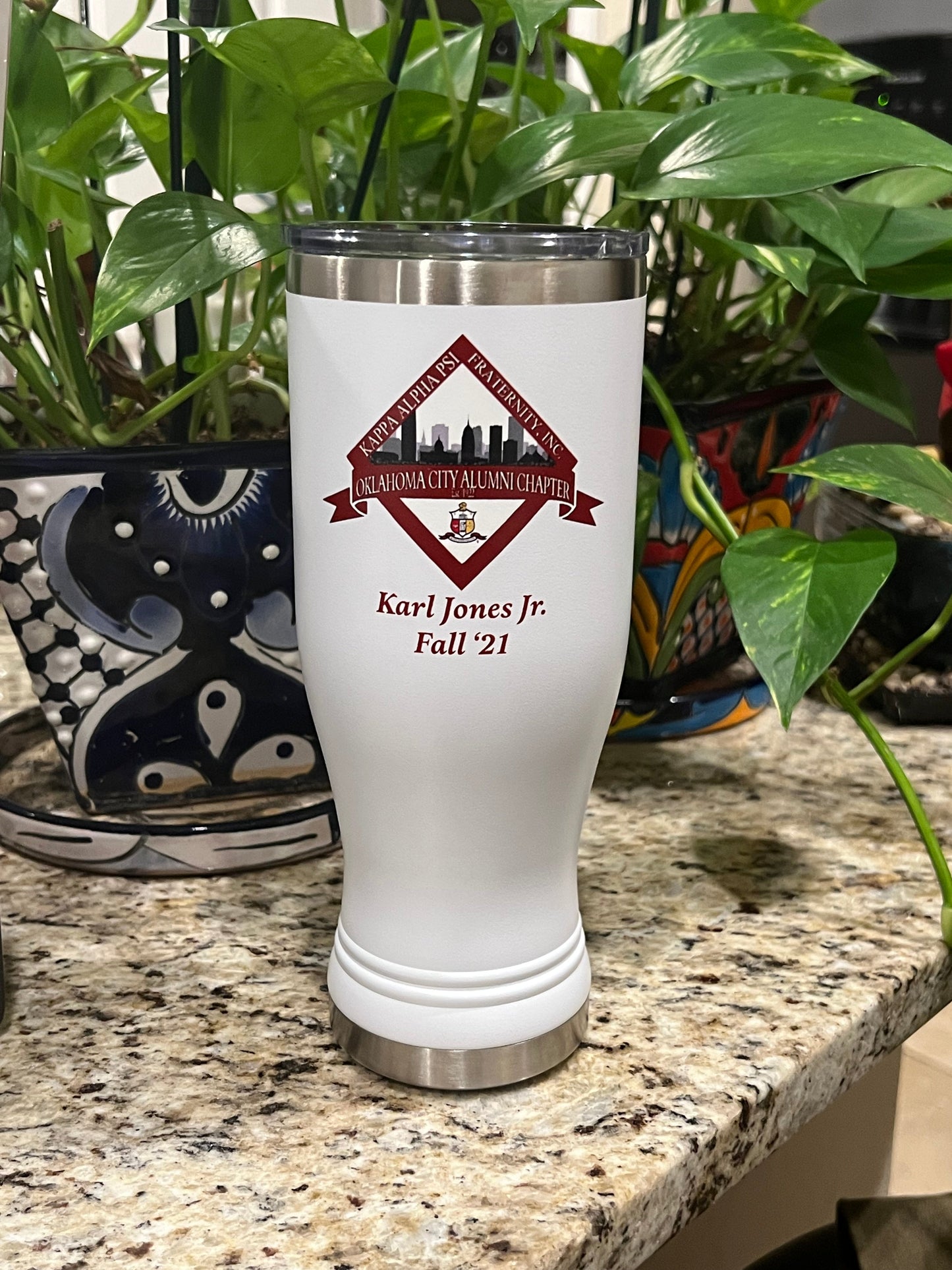 Gamma Sigma ΓΣ Chapter of Kappa Alpha Psi ΚΑΨ 20 oz. Insulated Pilsner-style