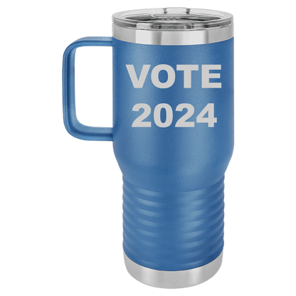 My Politics 20oz Royal Blue Travel Mug