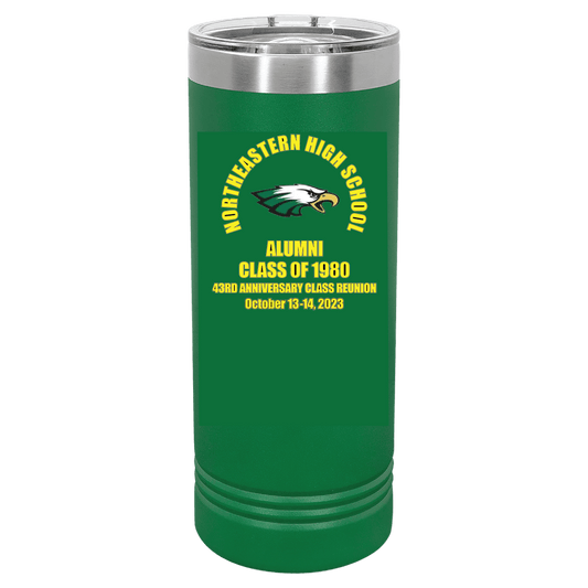 NHS 22 oz. Polar Camel Skinny Tumblers with Slider Lid - Whoa, Jody Boy!