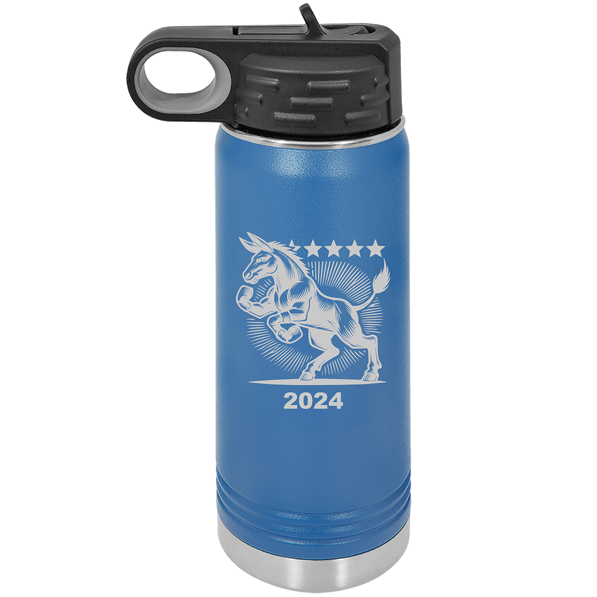 My Politics 20oz Royal Blue Water Bottles