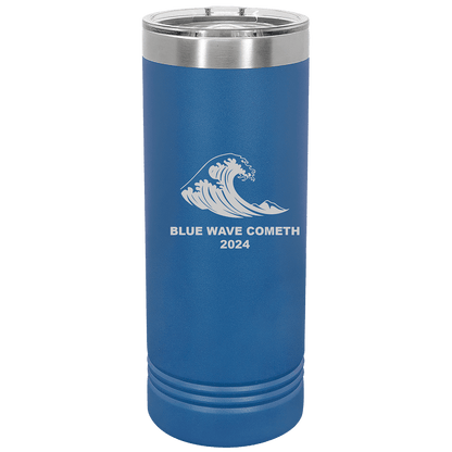 My Politics 22oz Royal Blue Skinny Tumbler