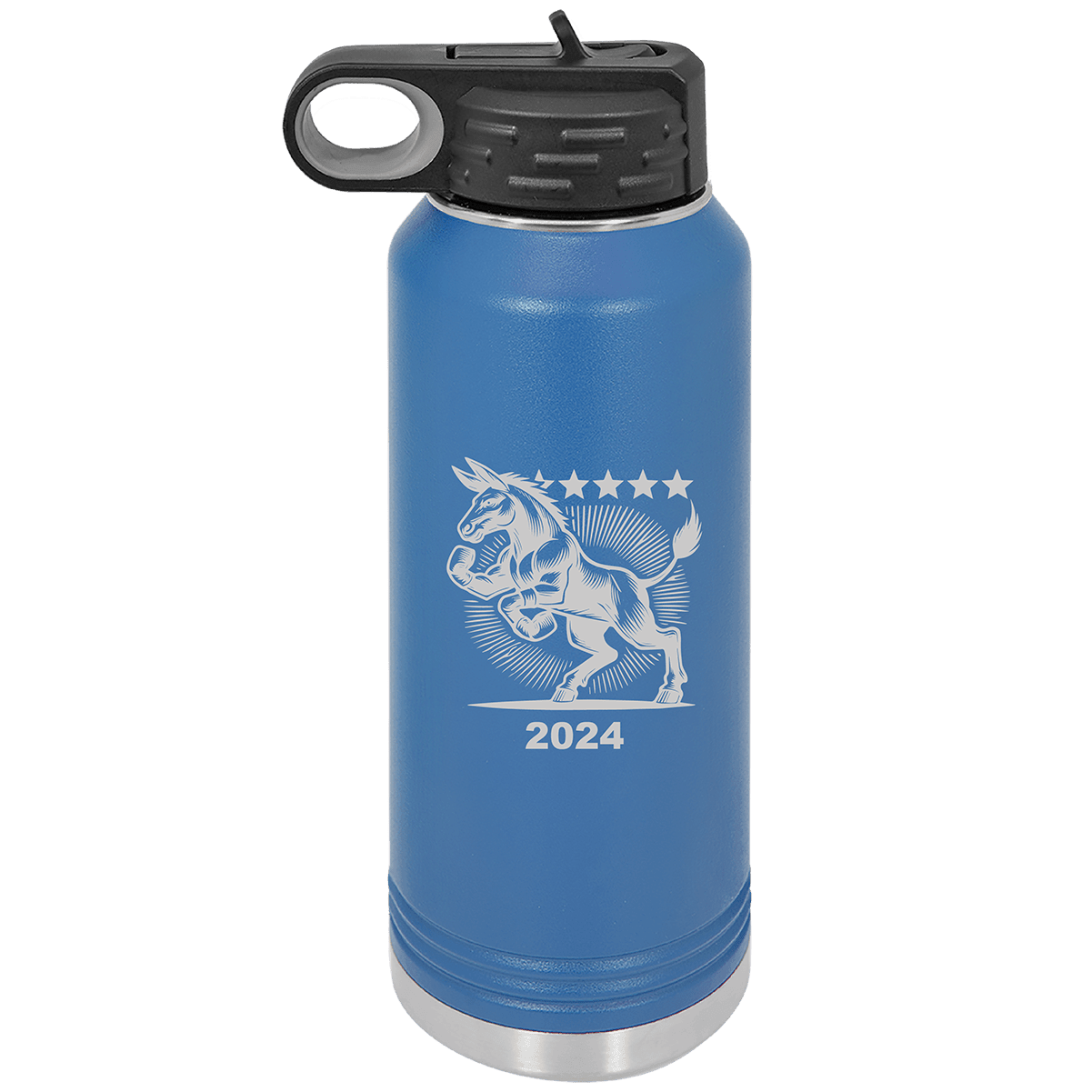 My Politics 32oz Royal Blue Water Bottles